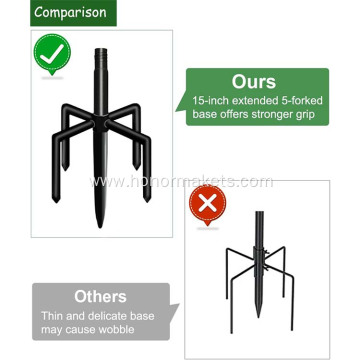 Universal Mounting Bird House Pole Mount Kit outdoor Adjustable Heavy Duty Bird Feeder Pole